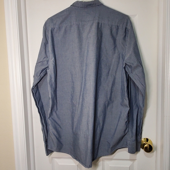 RVCA Men's Blue Casual Shirt One Pocket Used Excellent Condition - Picture 6 of 8